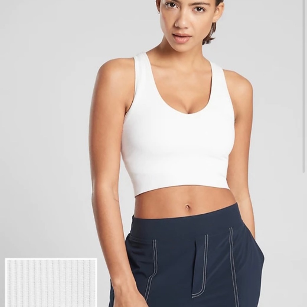 Athleta Aurora Crop Rib Tank
